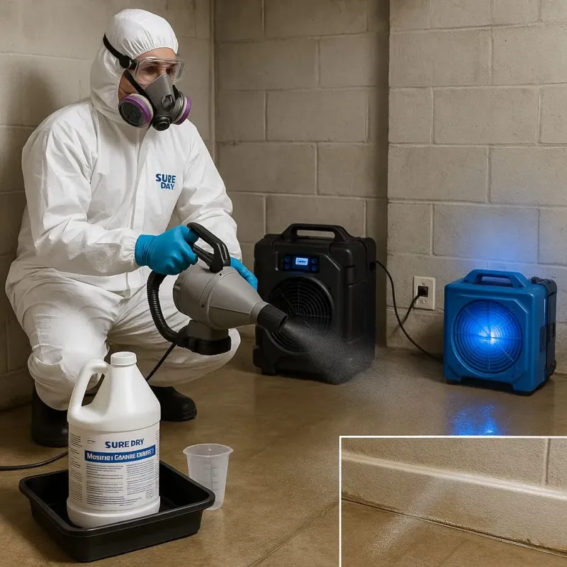 Sanitization and Odor Removal process in Santee, CA